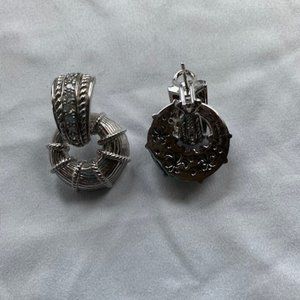 Judith Ripka Convertible Door Knocker Earrings